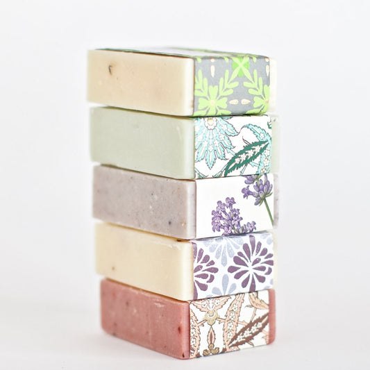 Unique gift for mom - Handmade Soap Gift 5 bar set Homemade Natural essential oil artisan handcrafted soap thoughtful gifts